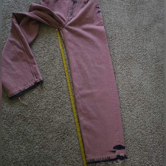 MO5CHINO For Moschino Frayed Jeans Size 26 NWT - Picture 11 of 16